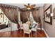 Dining room featuring large windows and modern decor at 397 Quail Hill Dr, Debary, FL 32713