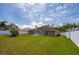 Beautiful landscaped backyard with lush green grass at 5463 Carmody Lake Dr, Port Orange, FL 32128