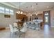 Modern kitchen featuring an island, stainless steel appliances, and a breakfast bar with seating at 887 Lake Hill Way, Deland, FL 32724
