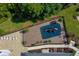Aerial view of playground with slide and play structure, perfect for Gathering fun and outdoor activities at 887 Lake Hill Way, Deland, FL 32724