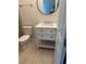 Stylish bathroom featuring a modern vanity and toilet at 926 Clover St, Deland, FL 32720