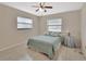Bedroom with tile floors, and windows for natural light at 1075 Burgoyne Rd, Deland, FL 32720