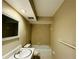 Full bathroom with a tiled shower-tub combo, vanity, and toilet at 1120 Arden St, Longwood, FL 32750