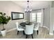 Intimate dining room featuring modern accents and neutral tones, perfect for gatherings at 1311 Fallwood Dr, Deltona, FL 32725