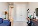 Bedroom featuring closet, window, desk, and sofa at 133 Azure Mist Way, Daytona Beach, FL 32124