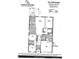 Detailed floor plan showcasing the layout of this three-bedroom home design at 133 Brasswood Ct, Daytona Beach, FL 32117
