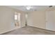 Cozy bedroom with a ceiling fan, and an ensuite bathroom at 1450 14Th St, Orange City, FL 32763