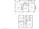 Detailed floor plan showcasing the layout of the home's first and second floors at 1560 7Th Ave, Deland, FL 32724