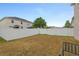 Fenced backyard with a view of the home at 1922 Cove Point Rd, Port Orange, FL 32128