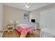 Bedroom featuring a bed and closet with wood flooring at 1922 Cove Point Rd, Port Orange, FL 32128