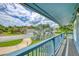 Balcony view showcases a landscaped property with a clear view of the surrounding neighborhood at 2551 Cross Country Dr, Port Orange, FL 32128