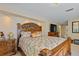 Large bedroom with carpet flooring, wooden furnishings and king-size bed at 2551 Cross Country Dr, Port Orange, FL 32128