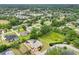 This aerial view shows a residential area with lush greenery, mature trees and well kept landscaping at 2940 Se 23Rd Ave, Ocala, FL 34471