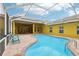 A spacious and inviting pool area with screened enclosure, brick pavers, ideal for enjoying outdoor activities and relaxation at 2940 Se 23Rd Ave, Ocala, FL 34471