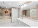 Bathroom with a bathtub and a decorative sea turtle on the wall at 2967 S Atlantic Ave # 1601, Daytona Beach Shores, FL 32118