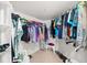 Spacious walk-in closet with ample hanging space, shelving, and room for storage, ensuring organization and convenience at 2967 S Atlantic Ave # 1601, Daytona Beach Shores, FL 32118