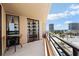 Open-air balcony with city views, great for relaxing and outdoor enjoyment at 3023 S Atlantic Ave # 4020, Daytona Beach, FL 32118
