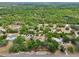 Lush aerial view of a sprawling home site featuring mature trees, a residence, and surrounding greenery at 31544 Wekiva River Trl, Sorrento, FL 32776