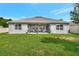 Expansive backyard featuring a covered patio and plenty of space for activities at 316 Nowell Loop, Deland, FL 32724