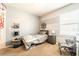 Bedroom design with fun basketball theme and neutral carpet at 343 Lazio Cir, Debary, FL 32713