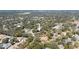 Aerial view of the property showcasing its location in a neighborhood surrounded by lush trees at 3601 Galway Ln, Ormond Beach, FL 32174