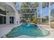 Enjoy the outdoors with a private screened-in pool area and a sparkling pool at 3601 Galway Ln, Ormond Beach, FL 32174
