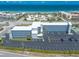 Enjoy coastal living with this aerial view of the building, close to the beach at 3700 S Atlantic Ave # 413, New Smyrna Beach, FL 32169