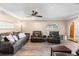 Spacious living room with archway and access to other rooms at 4145 Rambler Ave, St Cloud, FL 34772