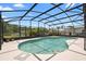 Enclosed pool with a screened-in enclosure provides a private outdoor space at 4145 Rambler Ave, St Cloud, FL 34772