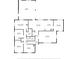 Detailed floor plan showcasing the layout of the home's rooms and dimensions at 44 Fairway Cir, New Smyrna Beach, FL 32168