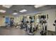 Well-equipped fitness center featuring various cardio machines and weight training equipment at 4670 Links Village Dr # A506, Ponce Inlet, FL 32127