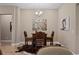 Breakfast nook featuring a table with leather chairs and rustic mirror at 5430 Nw 35Th Lane Rd, Ocala, FL 34482