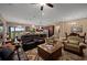 Inviting living area flowing into the kitchen, perfect for entertaining and Gathering living at 5430 Nw 35Th Lane Rd, Ocala, FL 34482