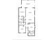Detailed floor plan layout of the home, showcasing the room dimensions and arrangements at 576 Belltower Ave # 100, Deltona, FL 32725