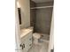 Bathroom features a modern shower, updated vanity, and fixtures at 908 Boulder Dr, South Daytona, FL 32119