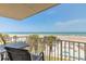 Relax on the private balcony with stunning beach views and comfortable seating at 935 S Atlantic Ave # 363, Daytona Beach, FL 32118