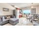 Kitchenette features appliances and a dining area with ocean views at 935 S Atlantic Ave # 363, Daytona Beach, FL 32118
