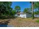Charming one-story home with a spacious yard and lush greenery on a beautiful sunny day at 940 Valencia Ave, Daytona Beach, FL 32114