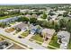 Aerial view of neighborhood featuring lush landscaping and well maintained homes at 109 Fern Springs St, Debary, FL 32713