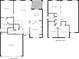 Detailed floor plan showcasing the layout of the home's first and second floors at 109 Fern Springs St, Debary, FL 32713