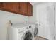 Laundry room features a modern washer and dryer and natural lighting at 1209 James Ter, Daytona Beach, FL 32117