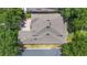 Aerial view of the property showcasing the roof, surrounding trees, and driveway with great neighborhood location at 123 Ivydale Manor Dr, Deland, FL 32724
