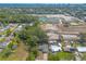 Aerial view showcasing proximity to development and residential houses with manicured lawns and trees at 1617 Tuscaloosa Ave, Daytona Beach, FL 32117