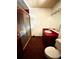 Bathroom with glass-enclosed shower, and dark wood vanity at 2068 Pennsylvania Dr, Deland, FL 32724