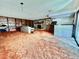 Spacious living room with built in shelves and a fireplace at 2068 Pennsylvania Dr, Deland, FL 32724