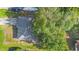 Aerial view of home, roof and driveway at 2110 3Rd Ave, Deland, FL 32724