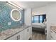 Bathroom vanity with accent lighting, and a bedroom view at 2425 S Atlantic Ave # 1202A, Daytona Beach Shores, FL 32118