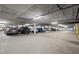 Well-lit parking garage offering residents secure and convenient parking spaces for their vehicles at 2425 S Atlantic Ave # 1202A, Daytona Beach Shores, FL 32118