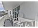 This spacious balcony features comfortable seating and tranquil outdoor space at 2800 N Atlantic Ave # 206, Daytona Beach, FL 32118