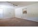 Bedroom featuring carpeted floors, white walls and a ceiling fan at 29505 North, Paisley, FL 32767